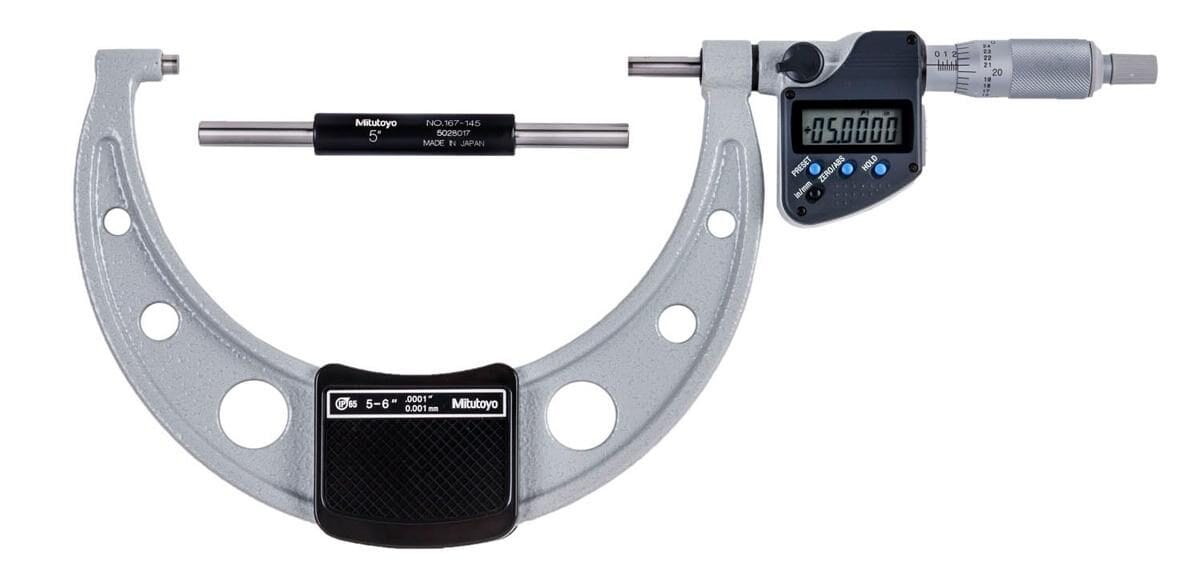 Mitutoyo 5-6" 293-351-32 Digital Outside Micrometer