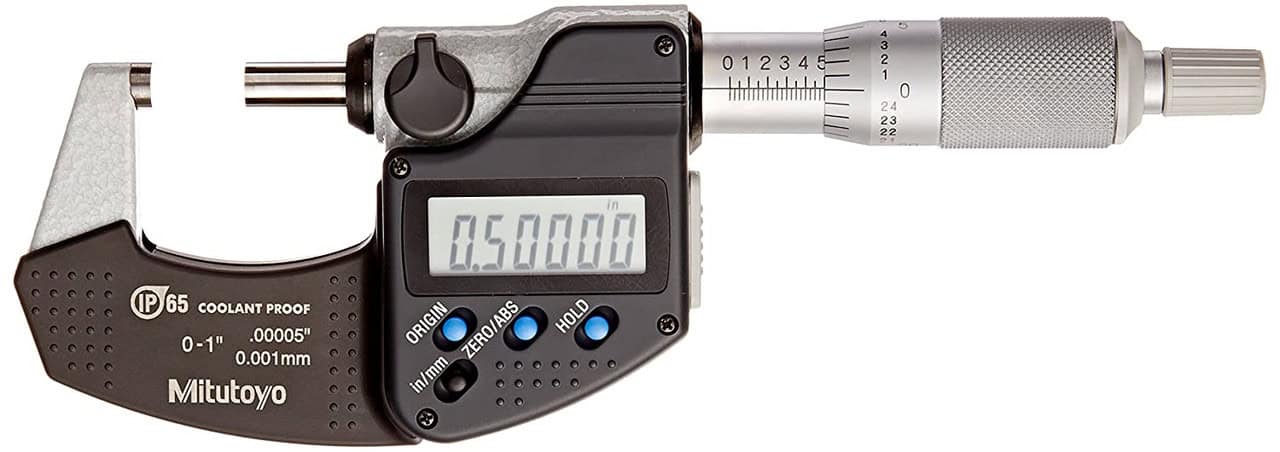 Mitutoyo 0-1" 293-330-32 Digital Outside Micrometer